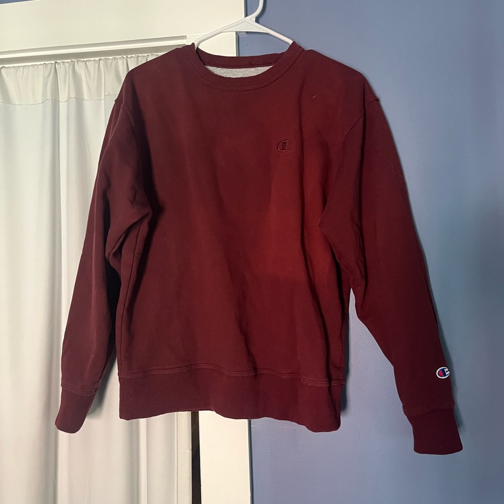 Champion crewneck sweatshirt burgundy